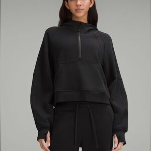 Lululemon Black Scuba Oversized Half-Zip Hoodie XS/S